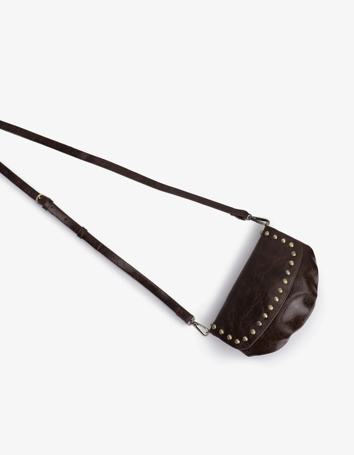 ETTA WAXED STUDDED ESPRESSO