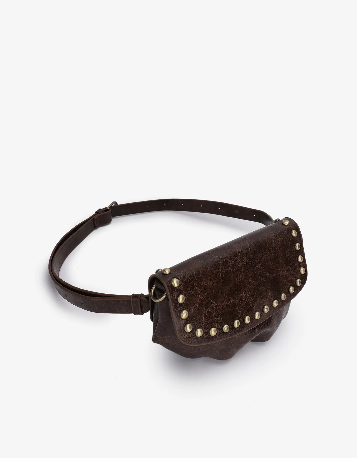 ETTA WAXED STUDDED ESPRESSO
