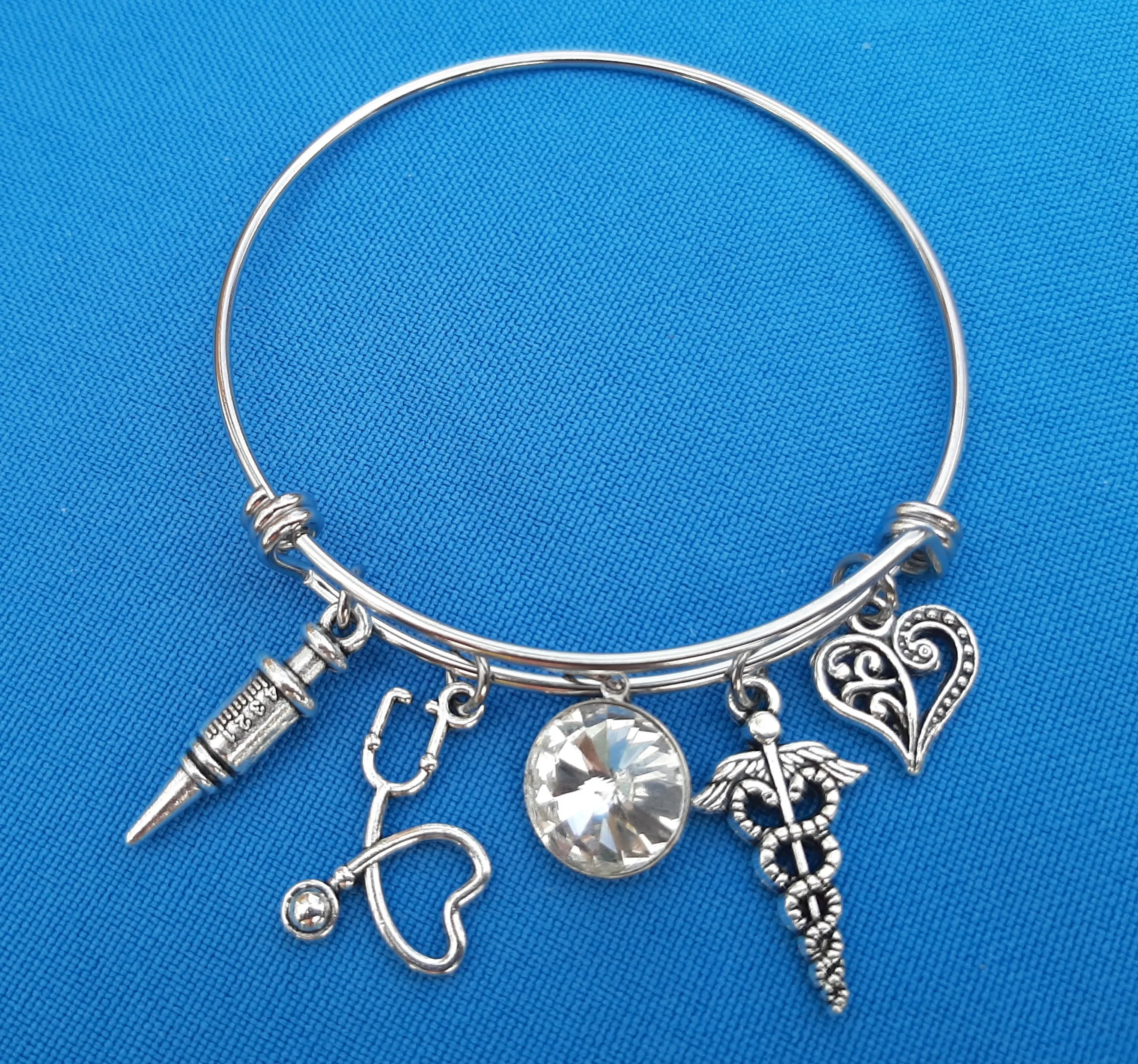 Expandable Charm Bracelet - Doctor/Nurse Theme