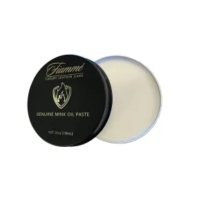 Genuine Mink Oil Paste - Shoe & Boot Leather Conditioner Cleaner Protector -100ml 4.16oz