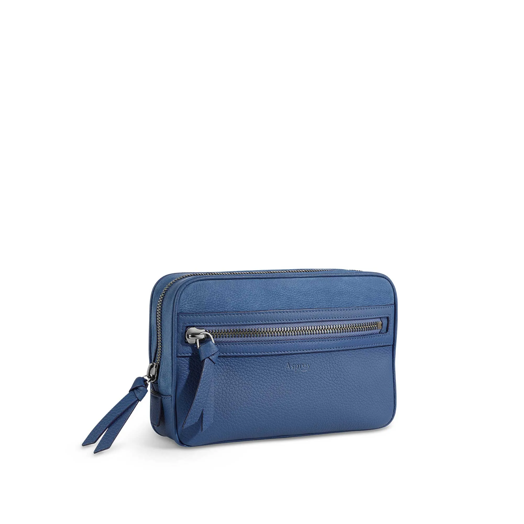 GMT Clutch in Soft Grain Leather & Nubuck