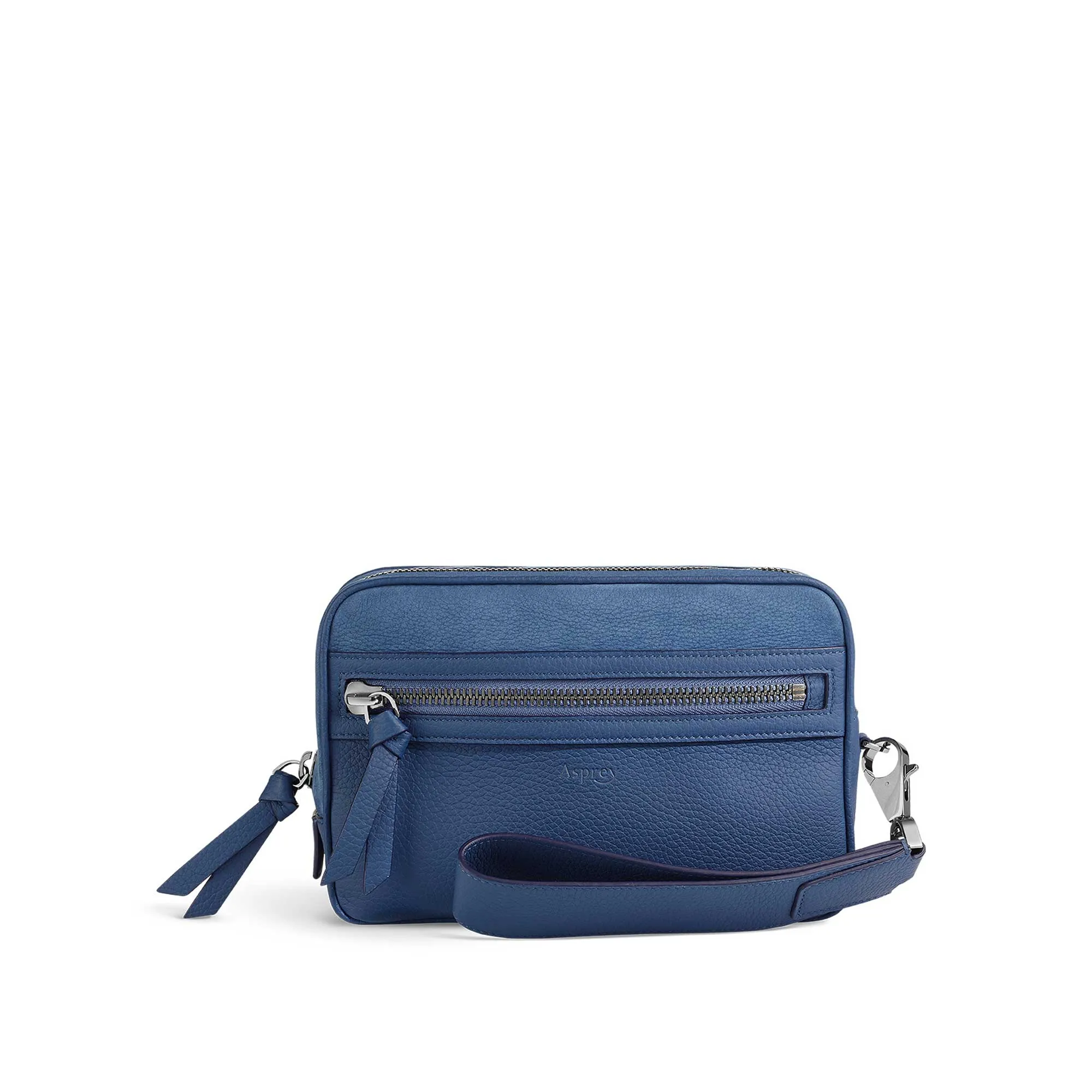 GMT Clutch in Soft Grain Leather & Nubuck