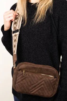 Guitar Strap Dark Brown Dani Crossbody