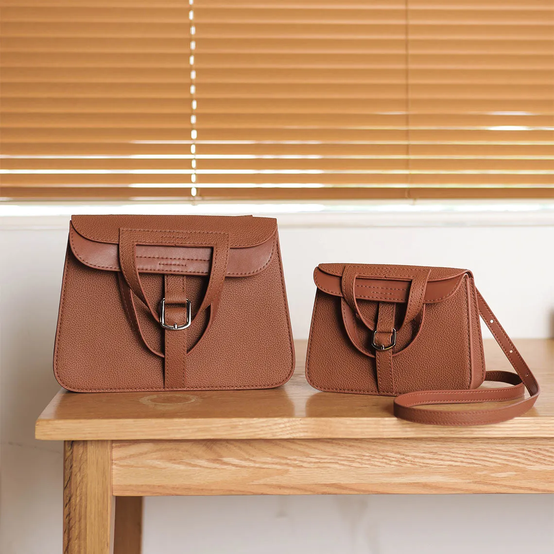 Horseshoe Bag DIY Kit Top Grain Leather Crossbody Bag
