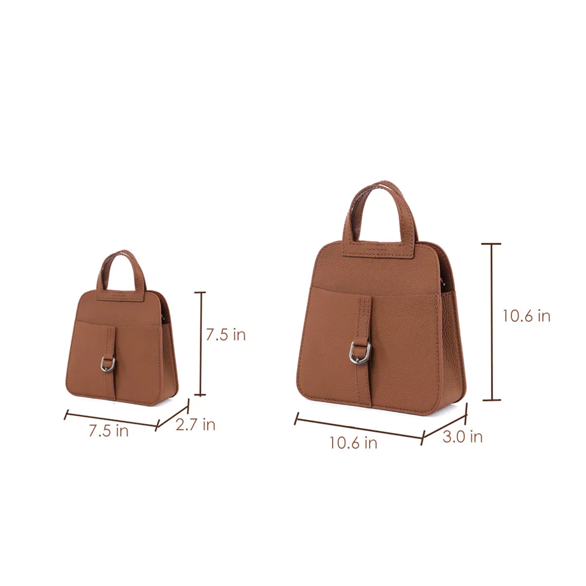 Horseshoe Bag DIY Kit Top Grain Leather Crossbody Bag