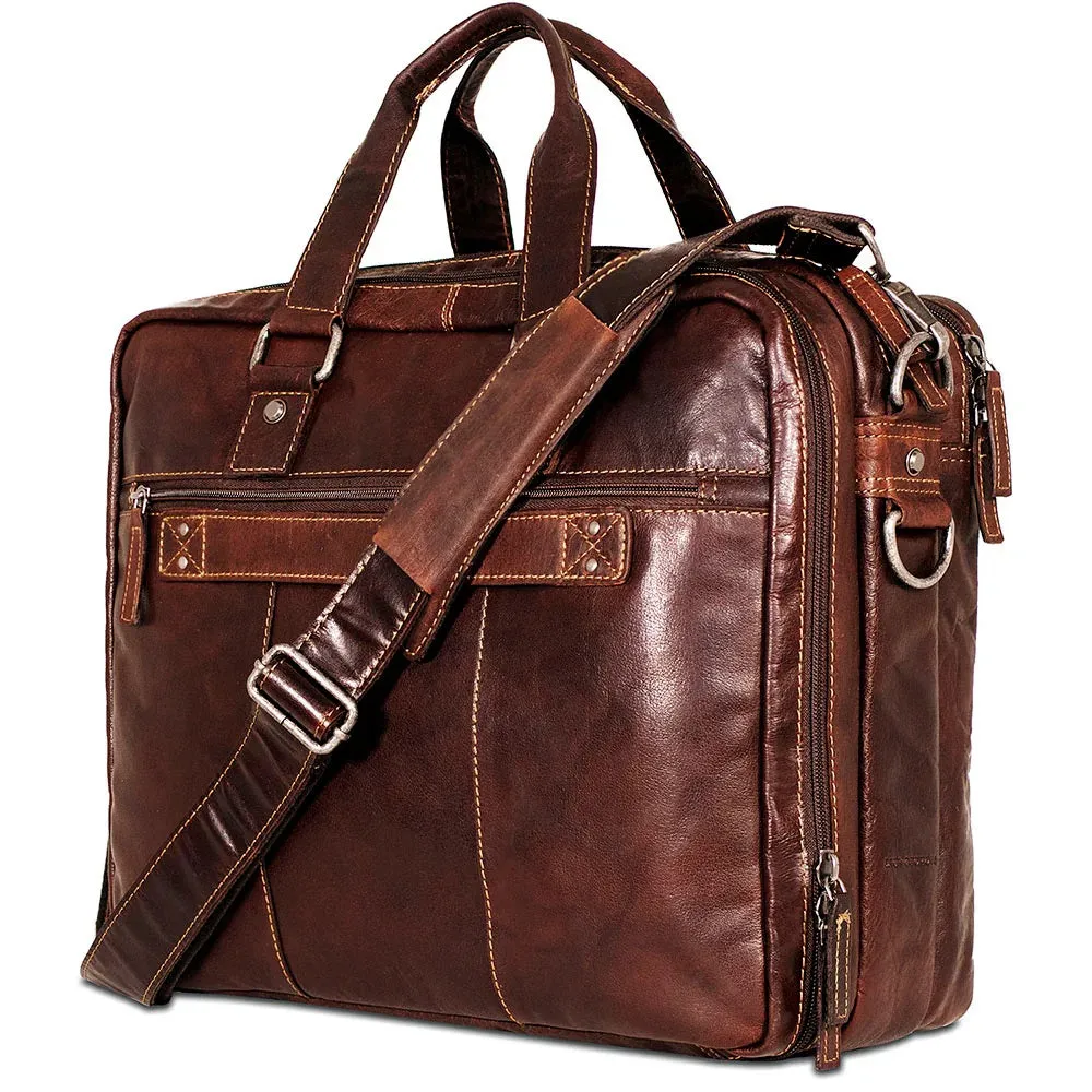 Jack Georges Voyager Large Triple Gusset Travel Briefcase