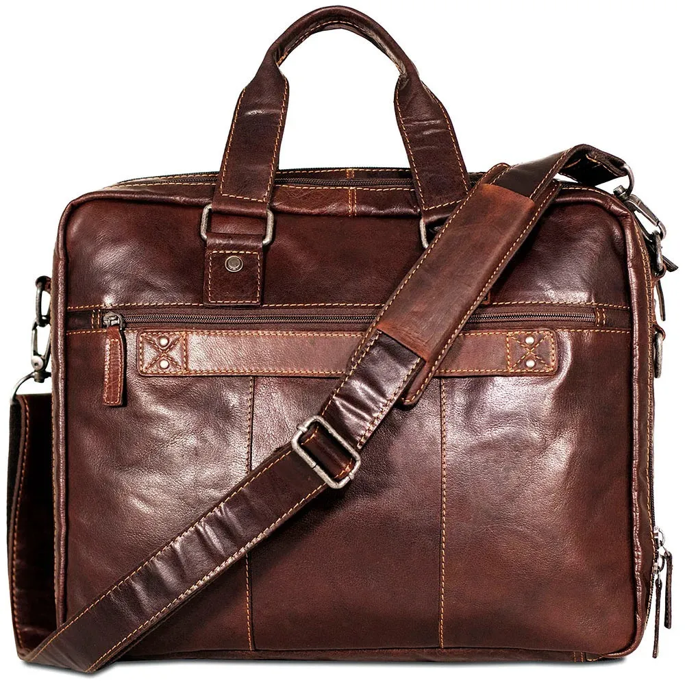 Jack Georges Voyager Large Triple Gusset Travel Briefcase