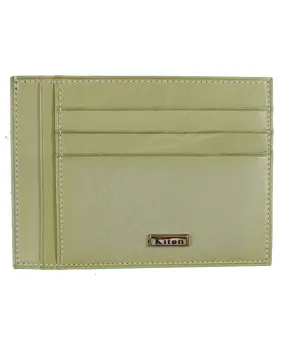 Kiton Men Wallet Tan Credit Card Holder SALE