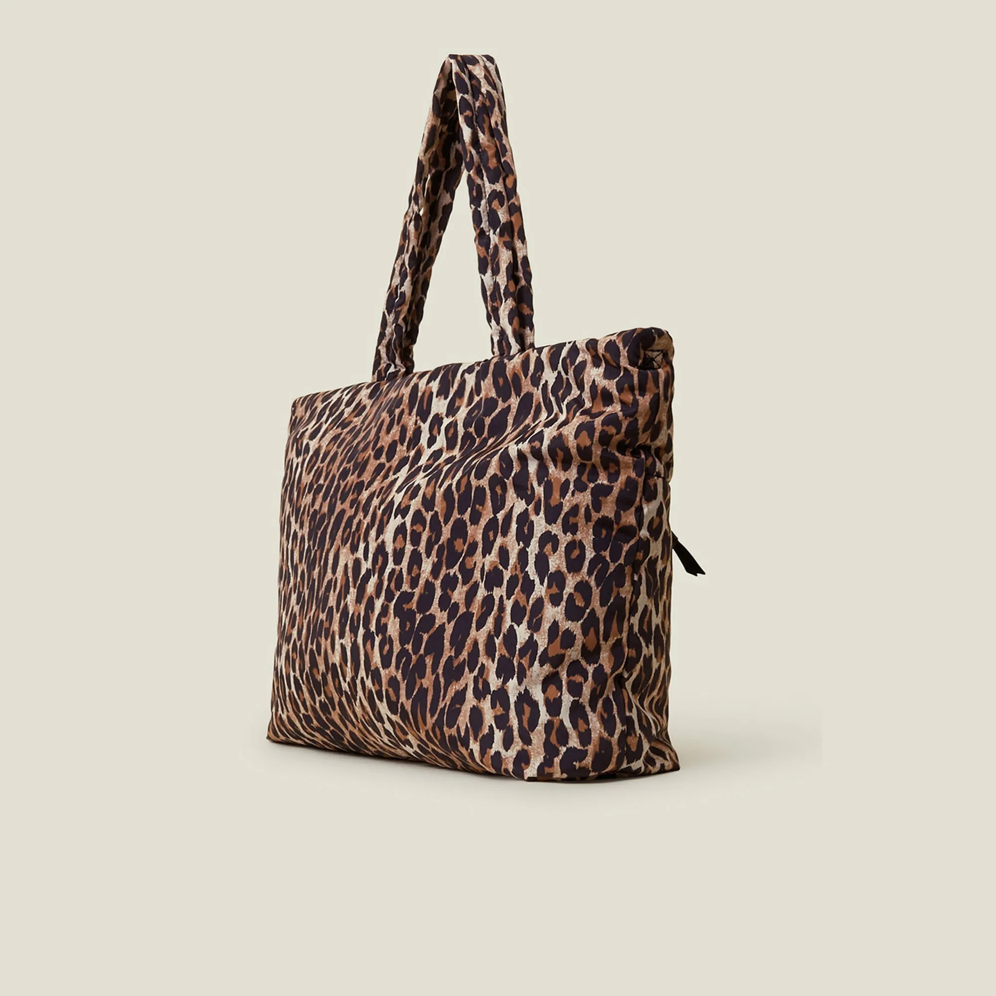 Leopard Print Recycled Shopper Tote Bag