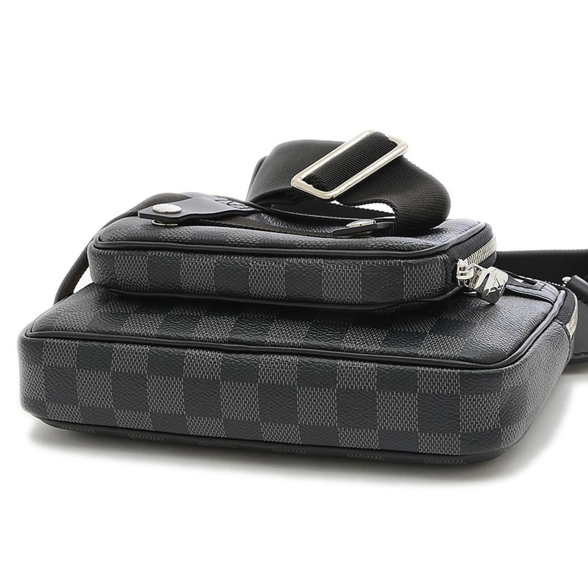 Louis Vuitton Damier Graphite Scott Messenger Shoulder Bag Men's N50018