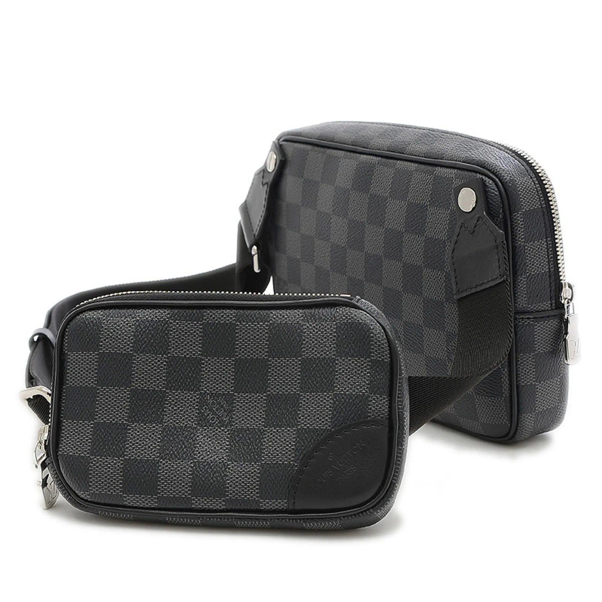 Louis Vuitton Damier Graphite Scott Messenger Shoulder Bag Men's N50018