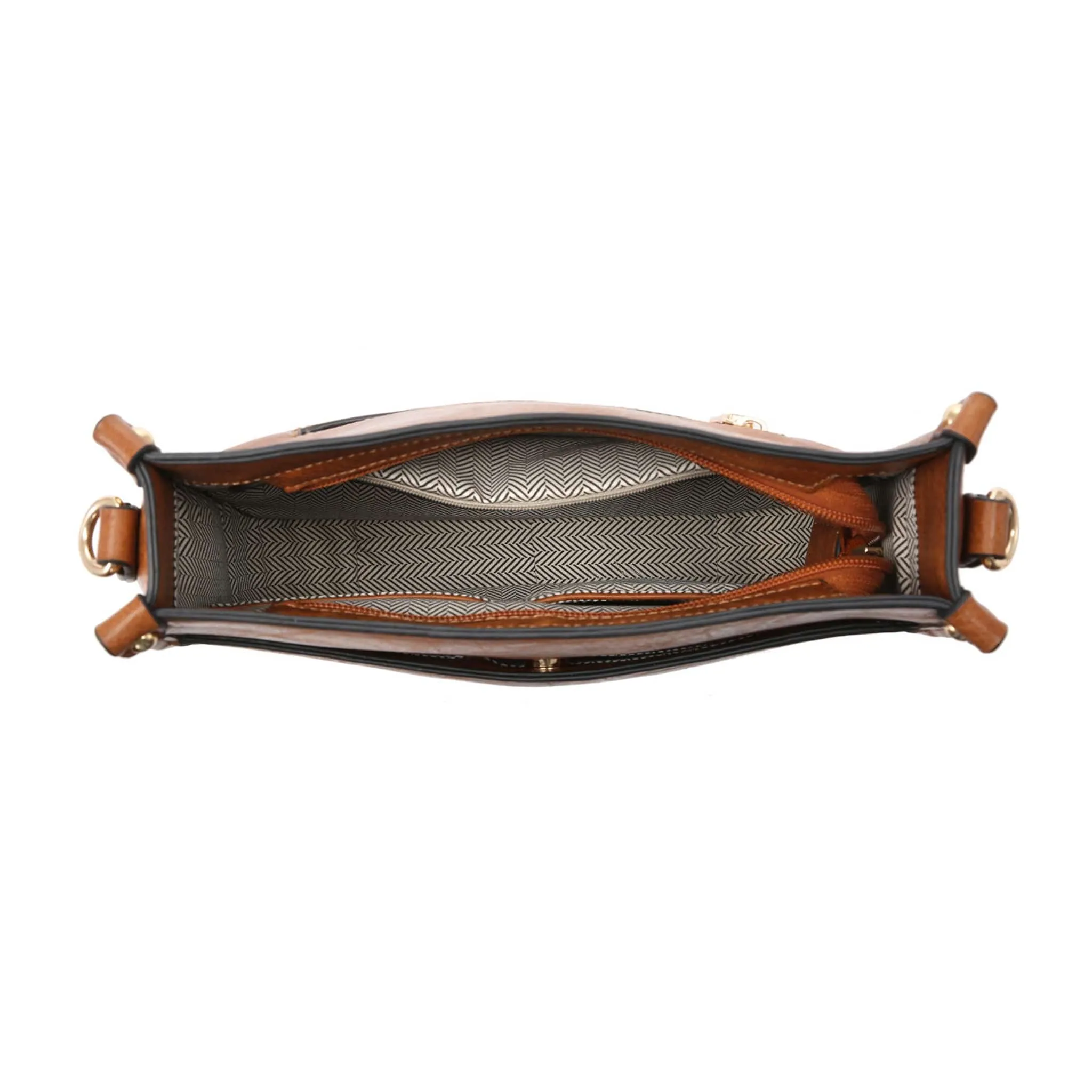 M1977PLD Plaid Crossbody