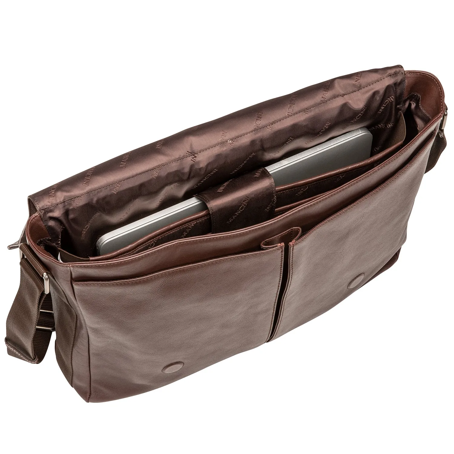 Mancini Milan Messenger Bag for 15” Laptop / Tablet
