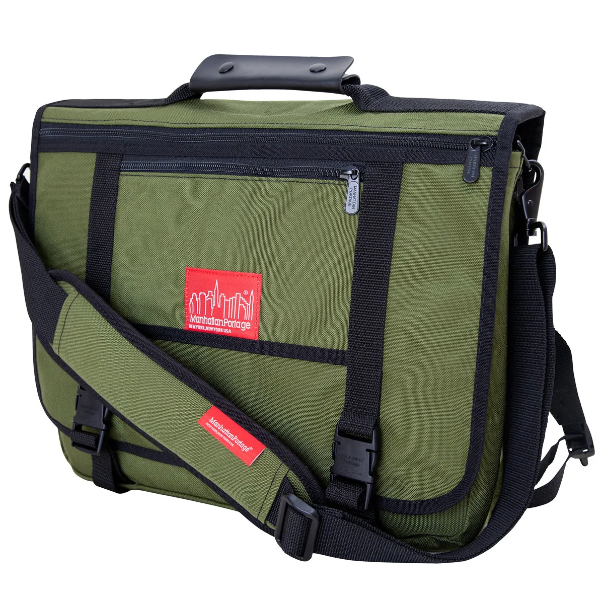 Manhattan Portage The Wallstreeter With Back Zipper