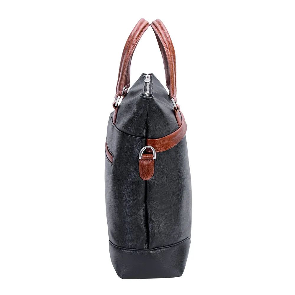 McKlein 15" Leather Two-Tone Laptop & Tablet Briefcase