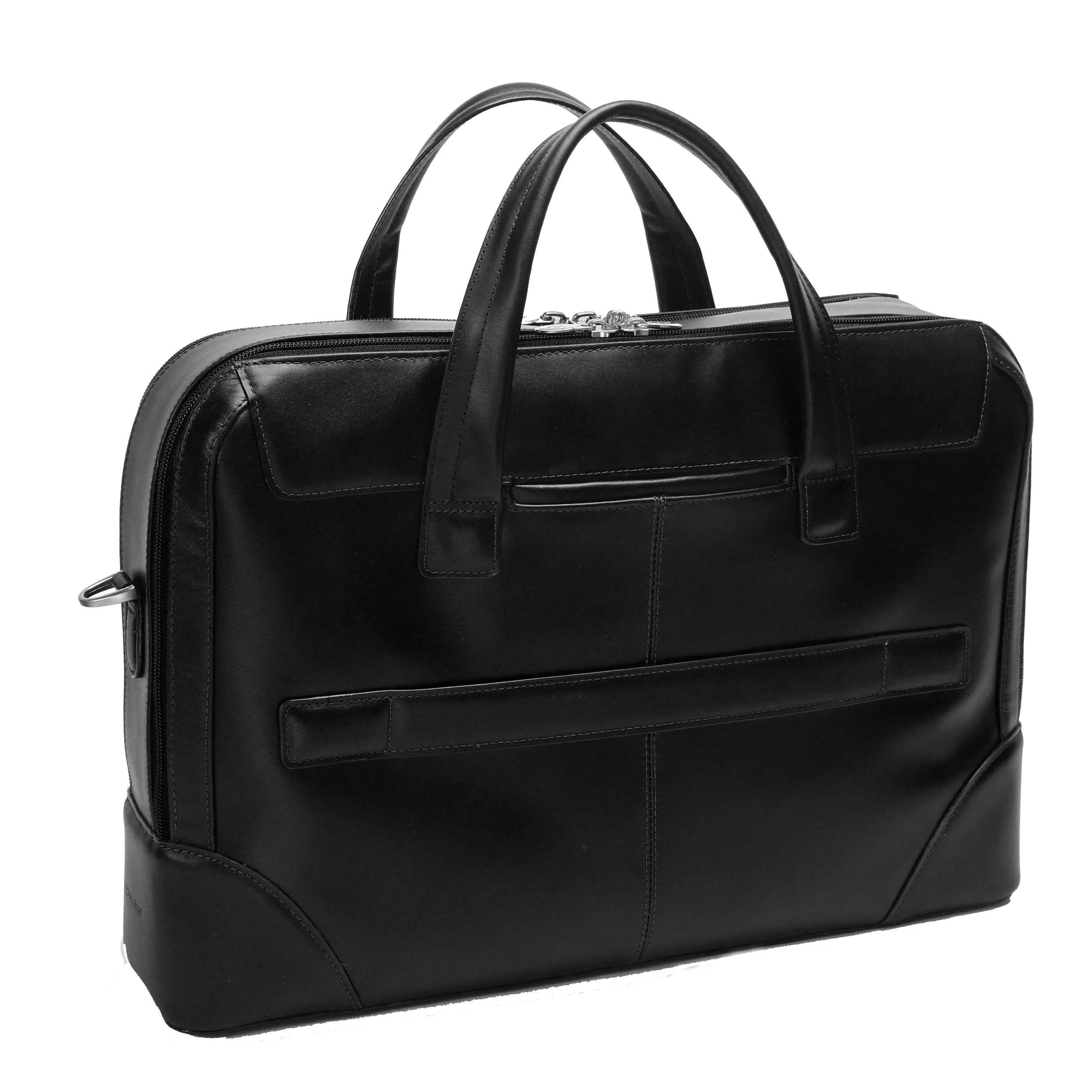 McKlein USA Harpswell 17" Leather Dual Compartment Laptop Briefcase Assorted Colors