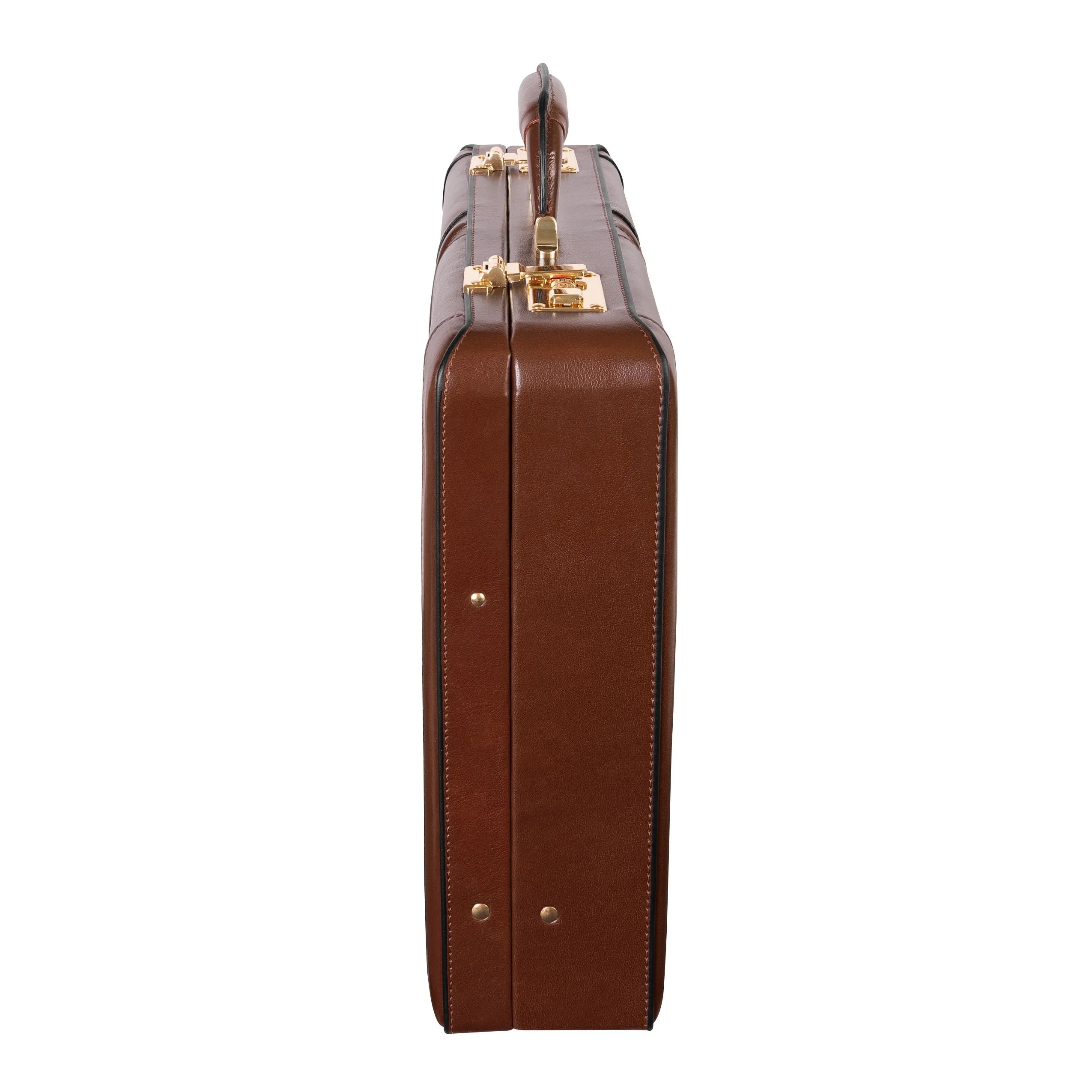 McKlein USA Lawson Leather Attache Case Assorted Colors