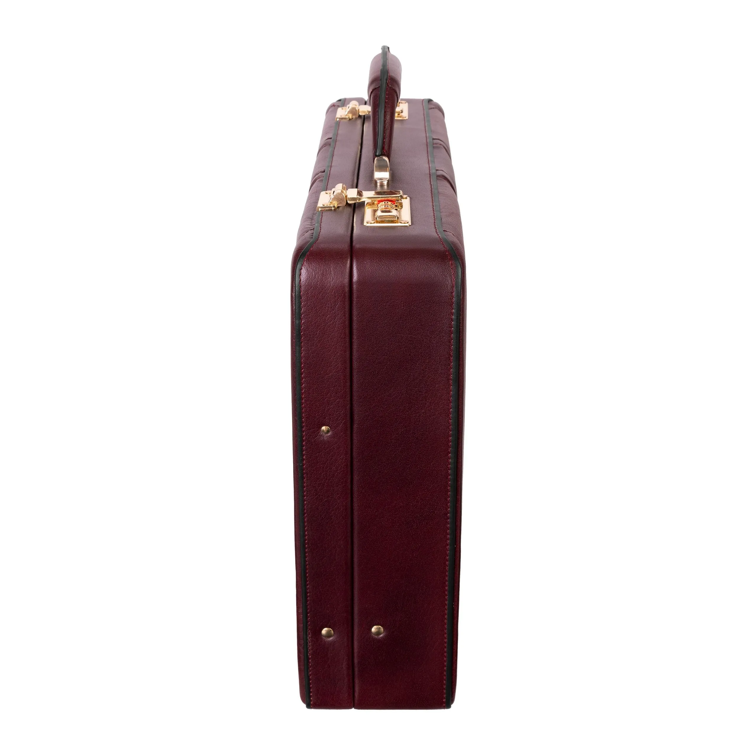 McKlein USA Lawson Leather Attache Case Assorted Colors
