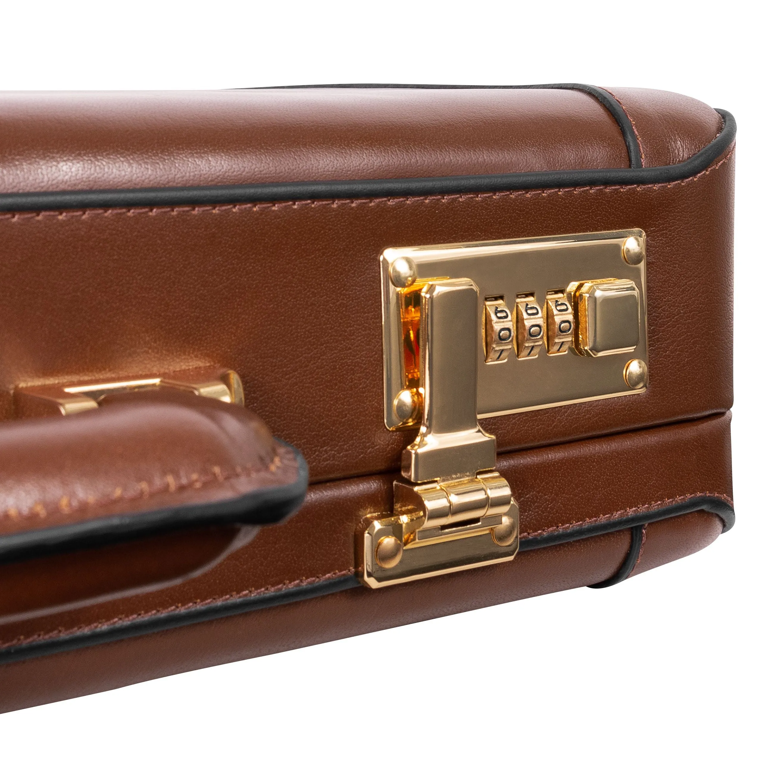 McKlein USA Lawson Leather Attache Case Assorted Colors
