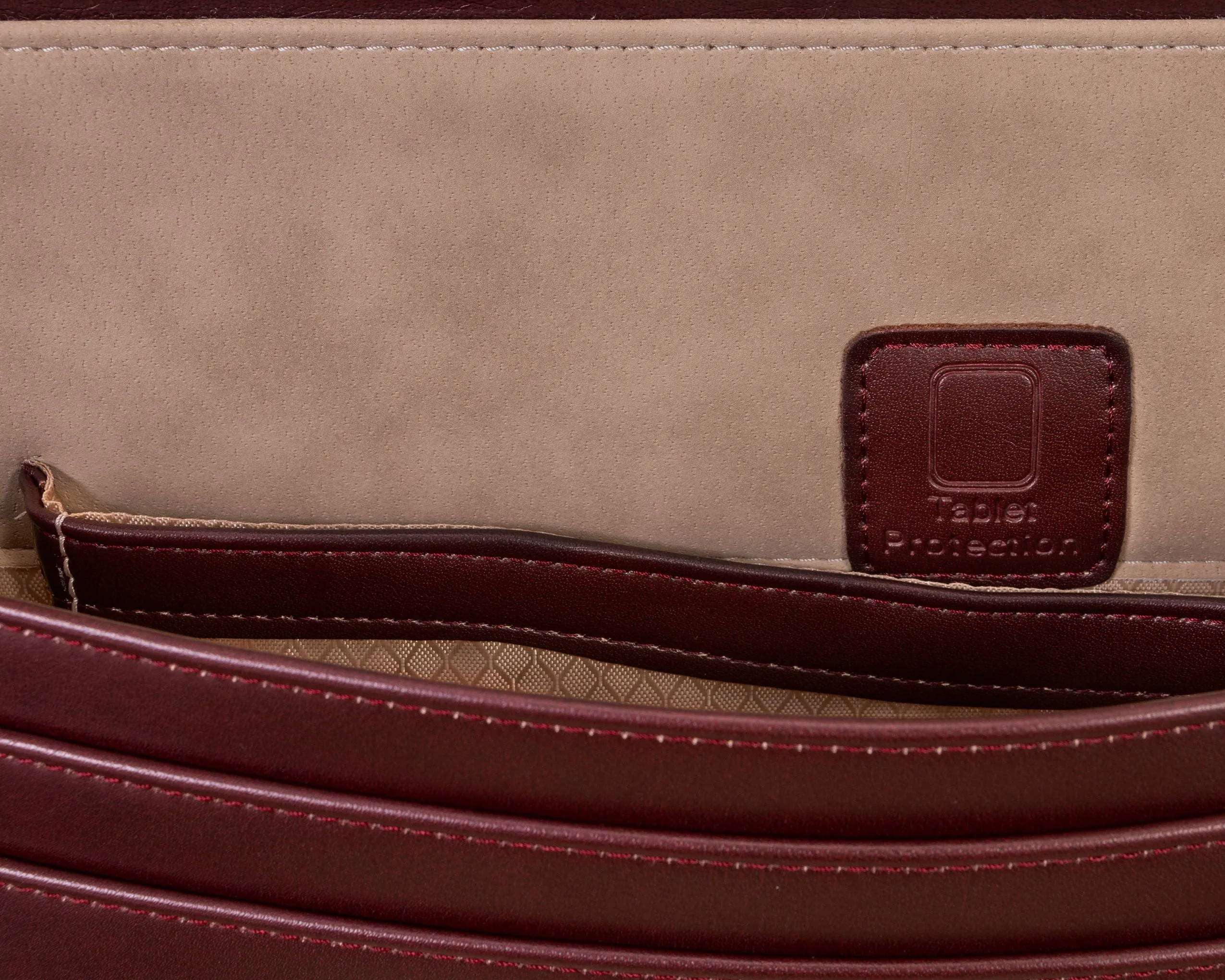 McKlein USA Lawson Leather Attache Case Assorted Colors