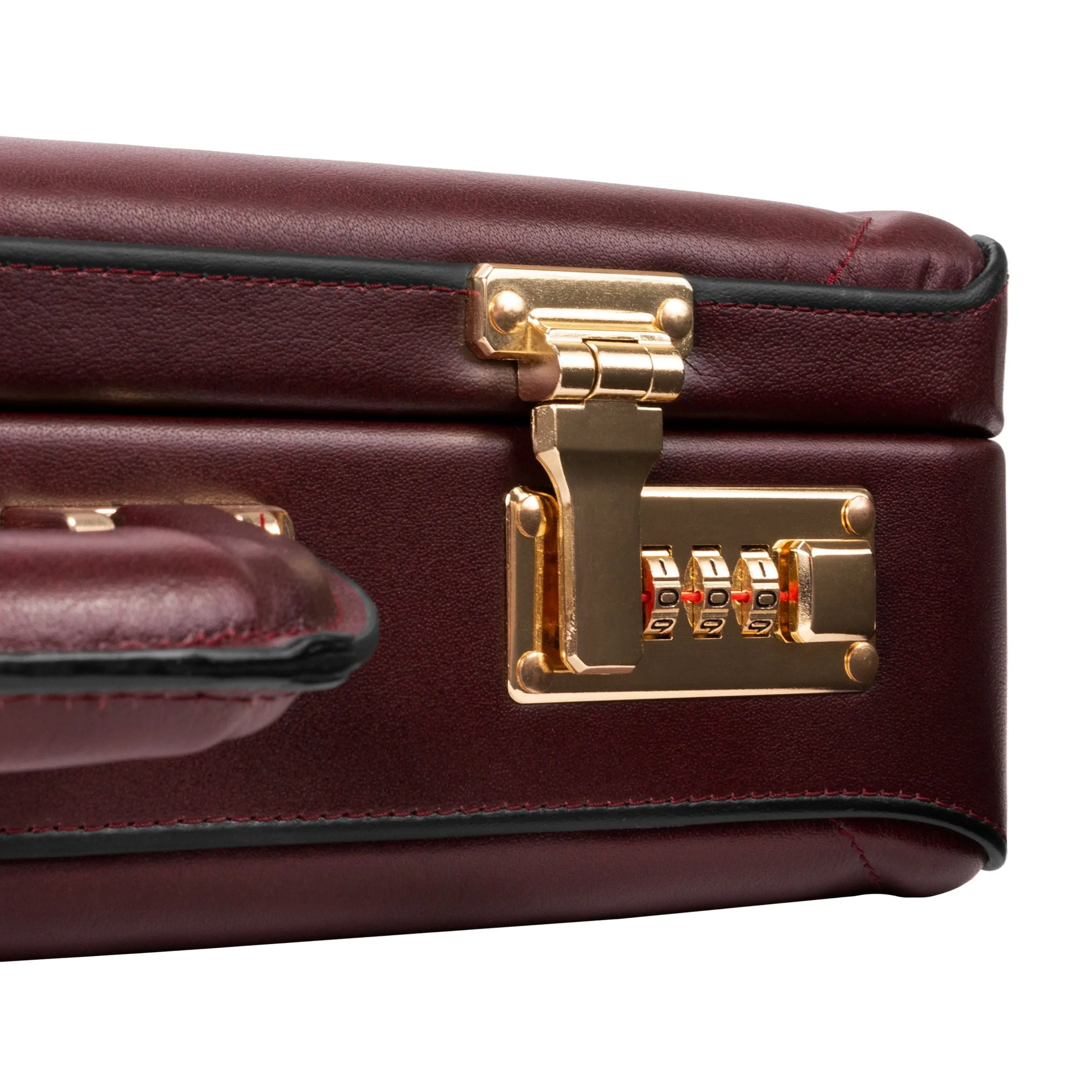 McKlein USA Lawson Leather Attache Case Assorted Colors