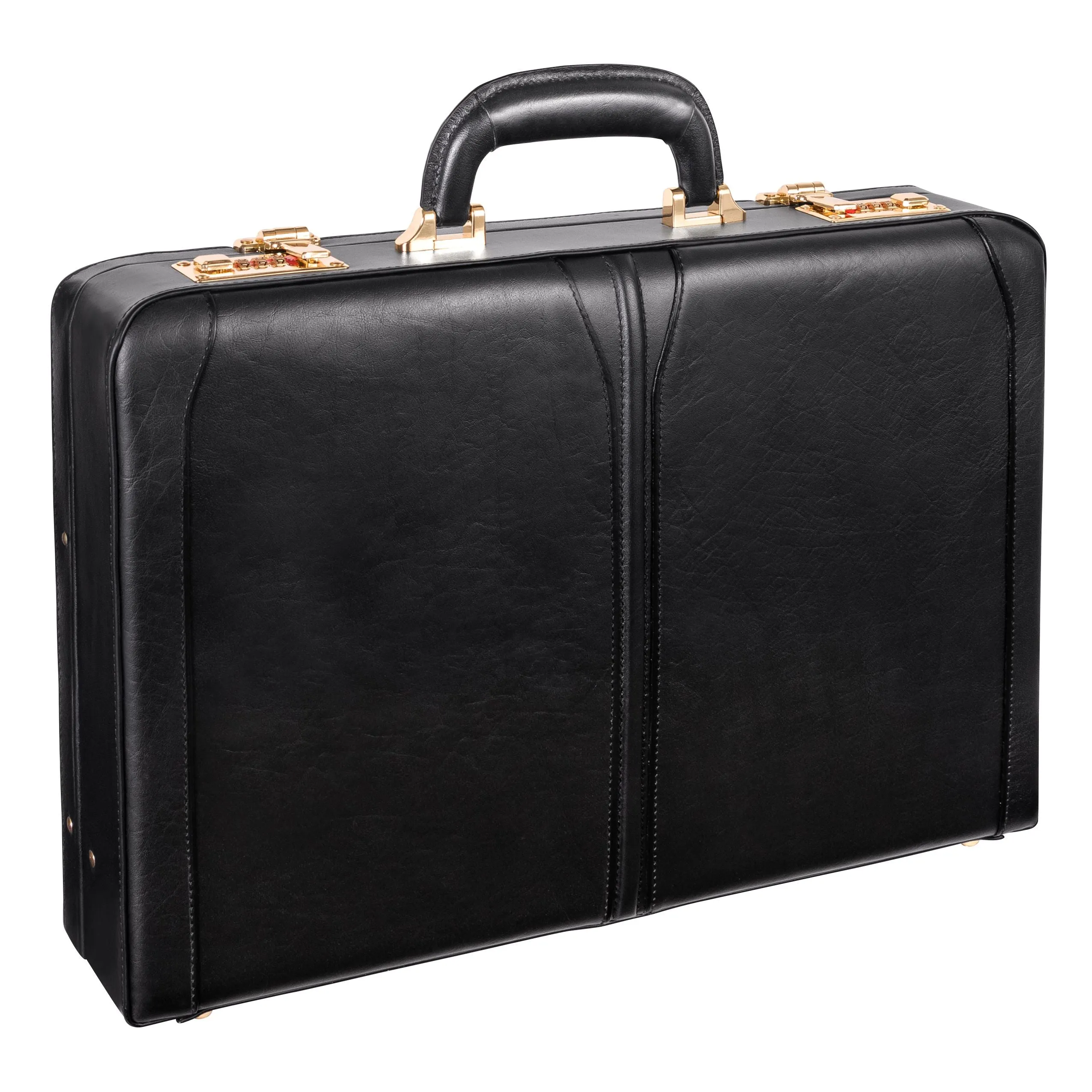 McKlein USA Lawson Leather Attache Case Assorted Colors