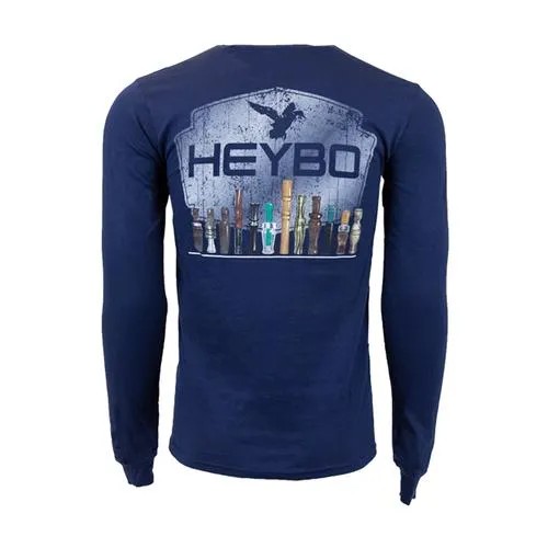 Men's Heybo LS t-shirt "duck calls"