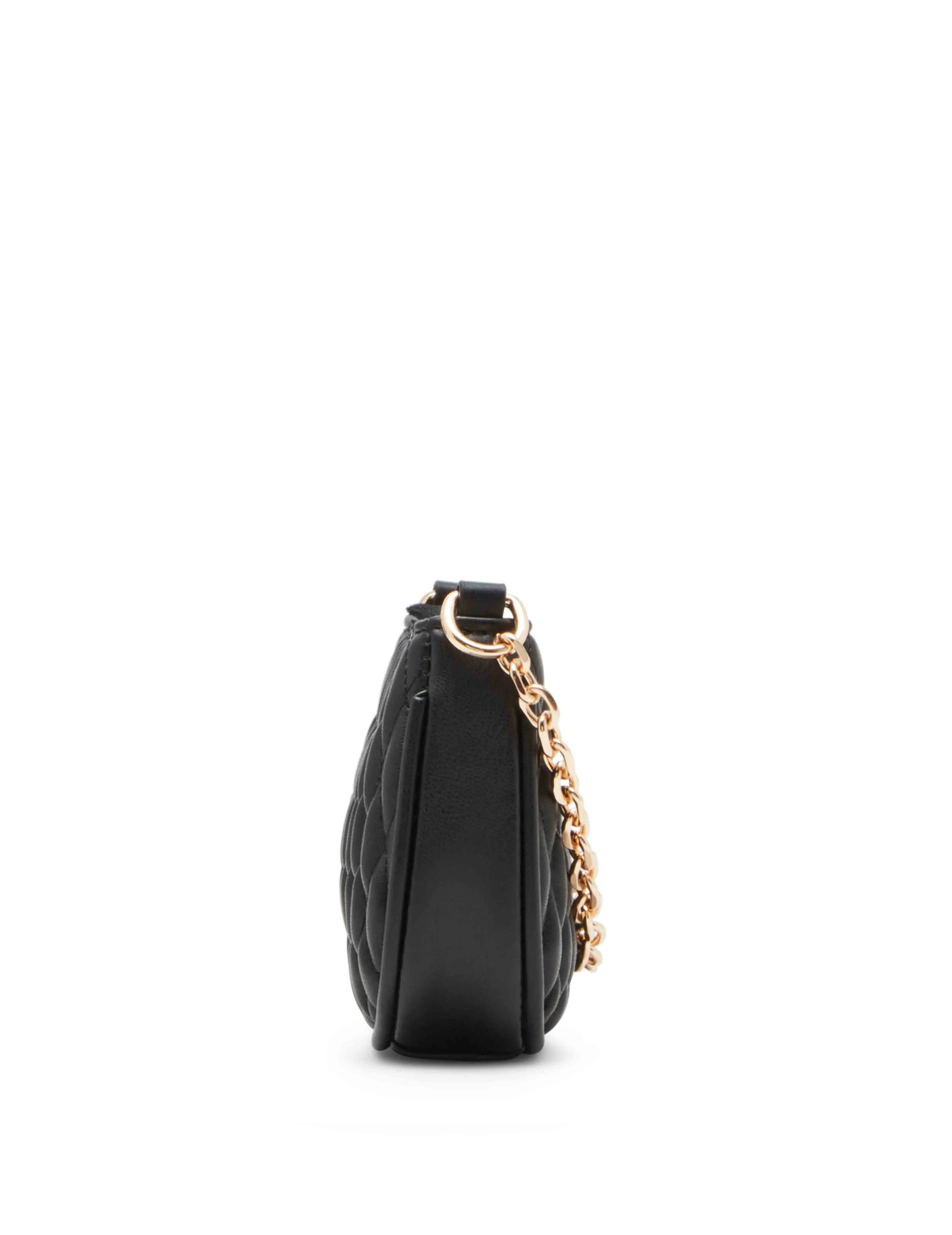 Mini Ruched Crossbody With Chain Swag
