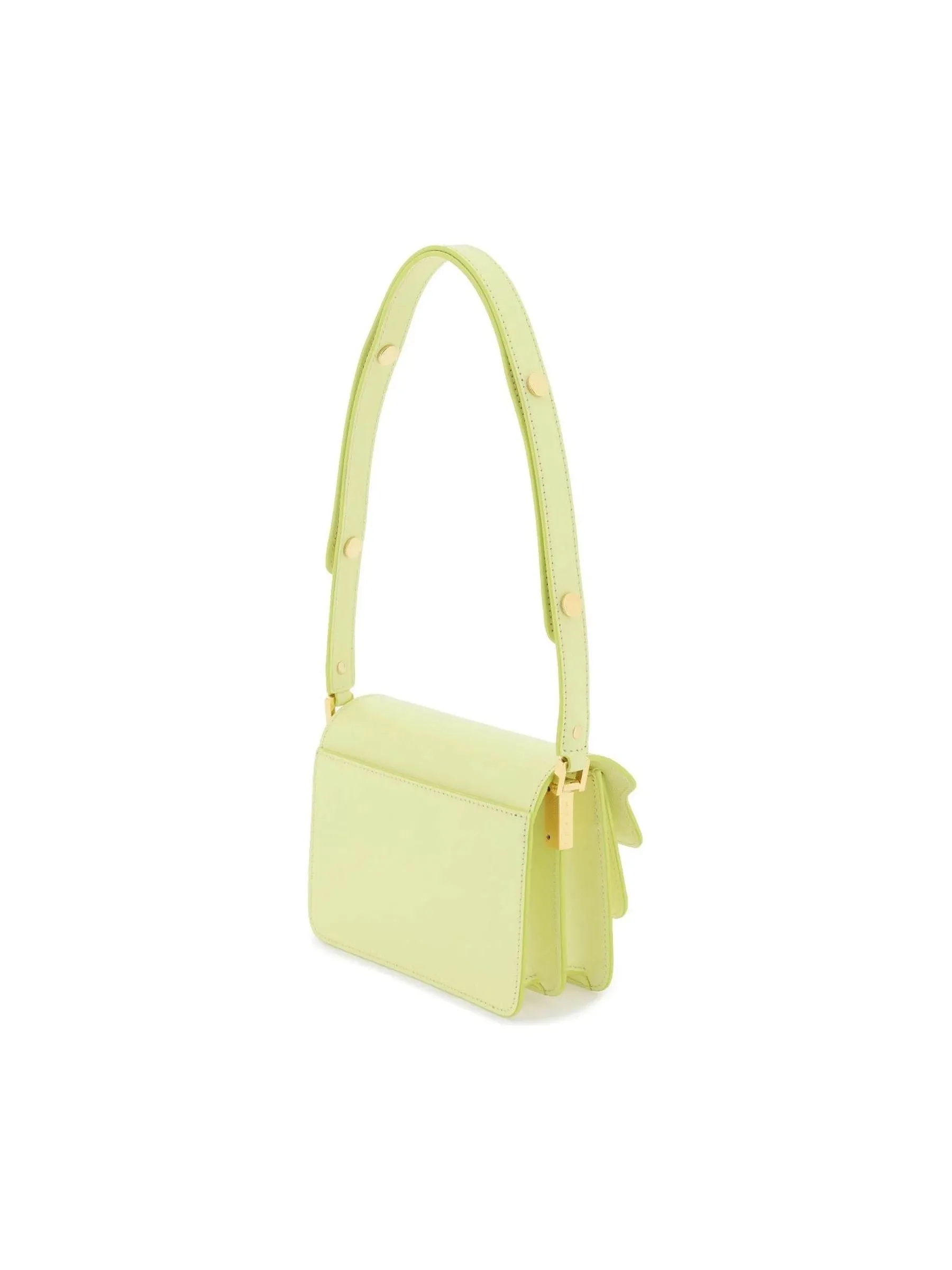 Mini Trunk Leather Handbag