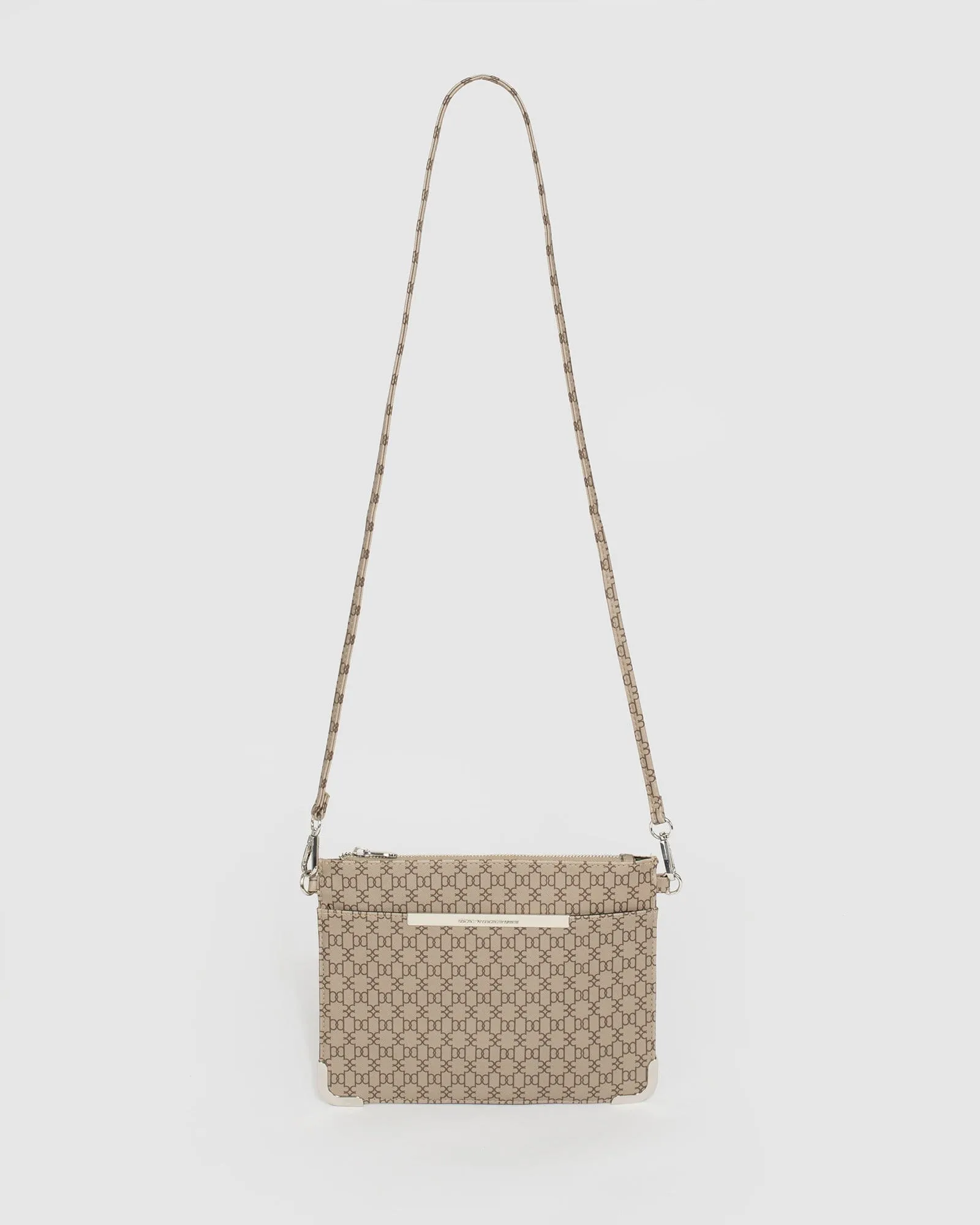 Monogram Front Pocket Peta Crossbody Bag