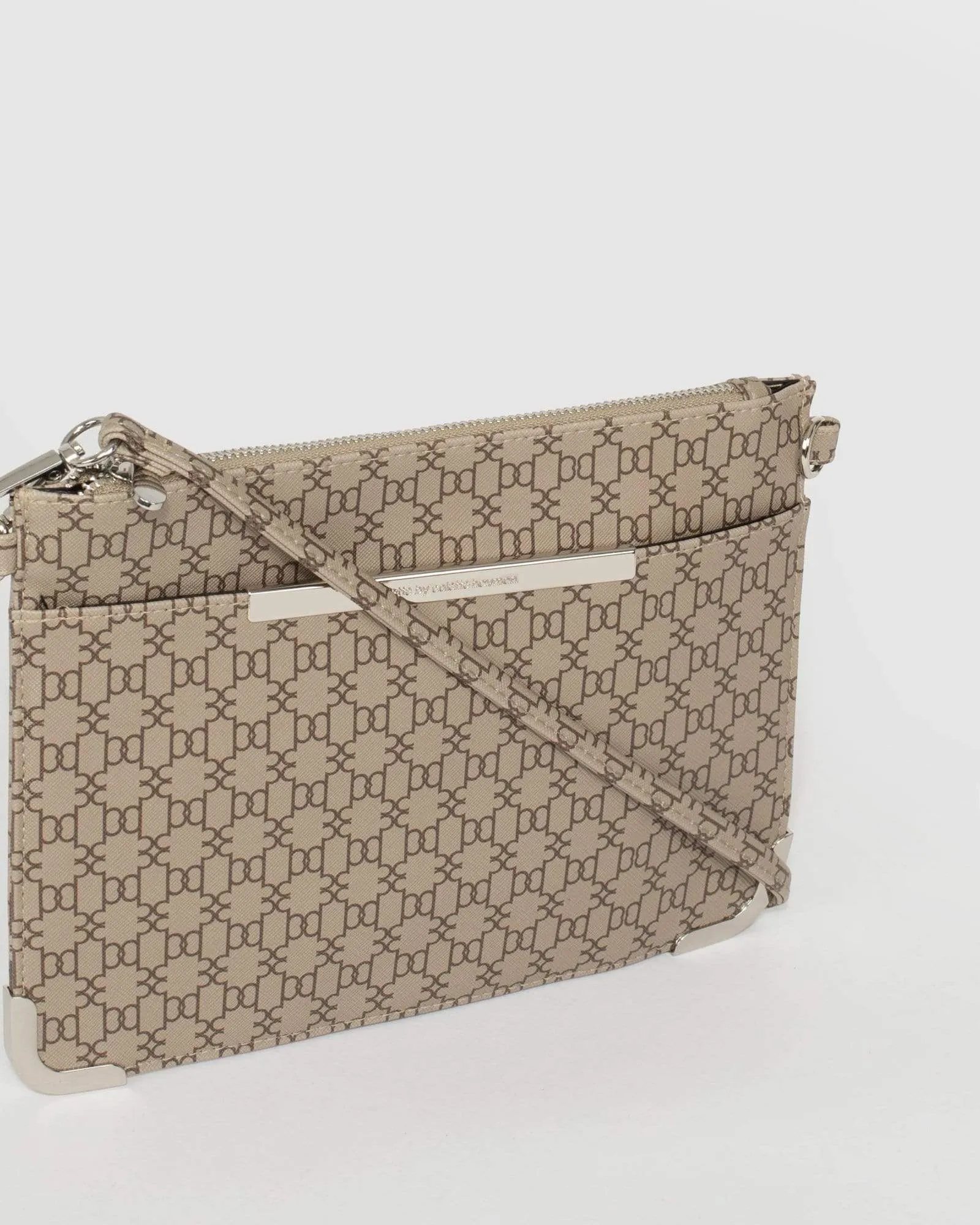 Monogram Front Pocket Peta Crossbody Bag