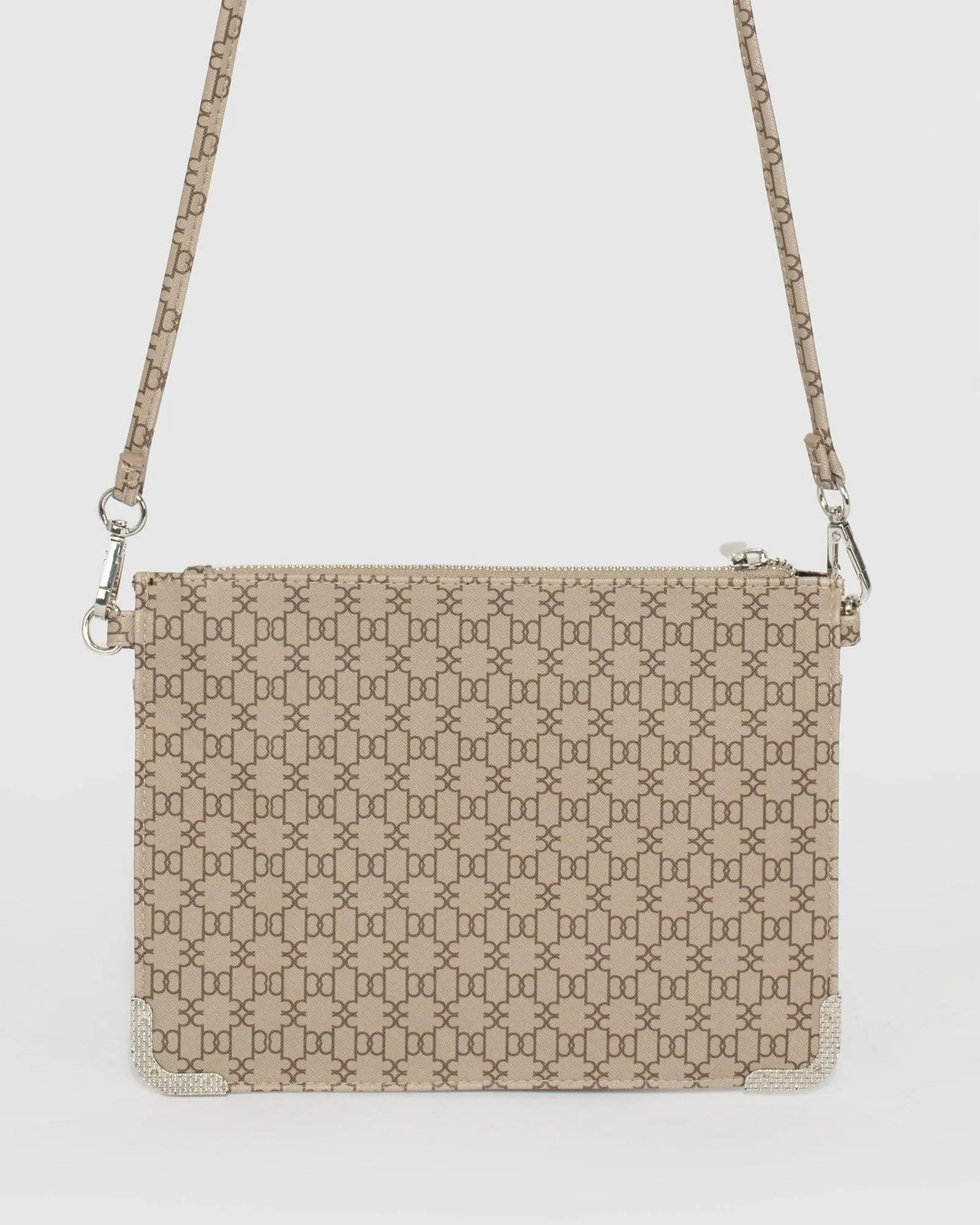 Monogram Front Pocket Peta Crossbody Bag