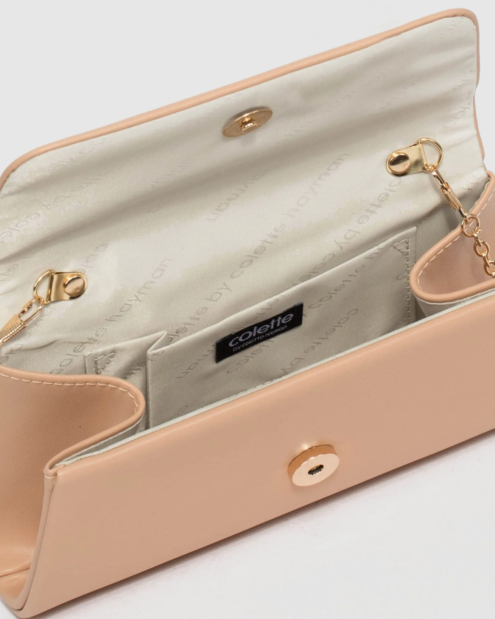 Nude Leaha Evening Clutch Bag