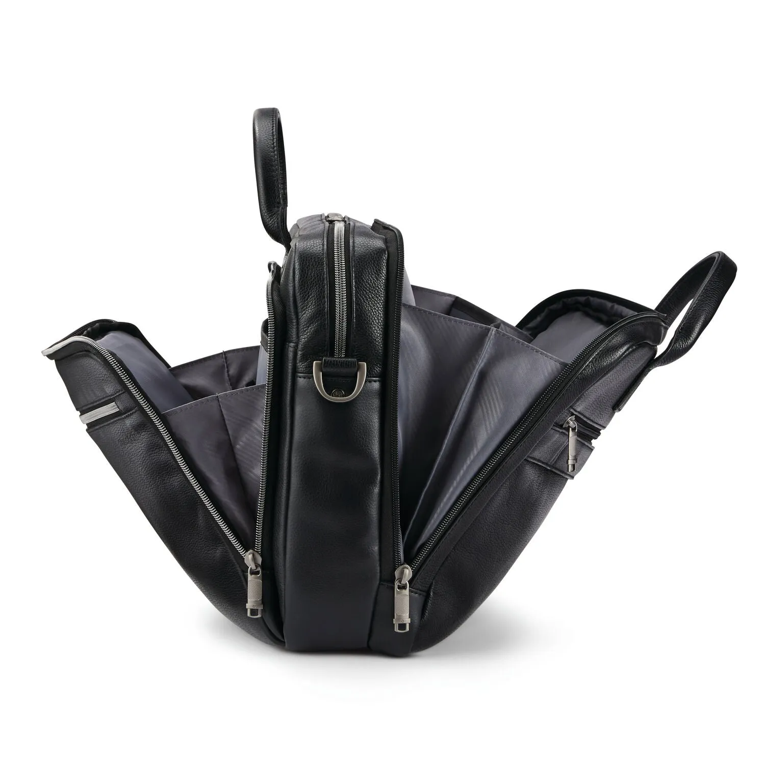 Samsonite Classic Leather Toploader Briefcase