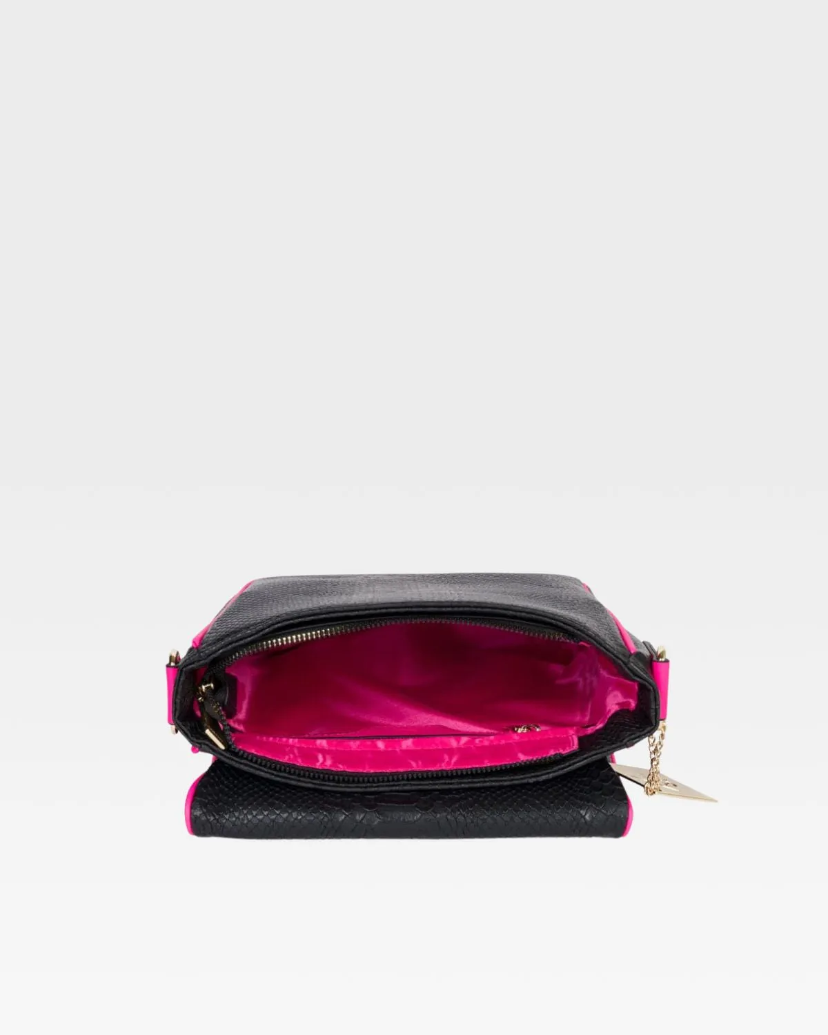 Sport Mini Messenger Bag in Neon Pink