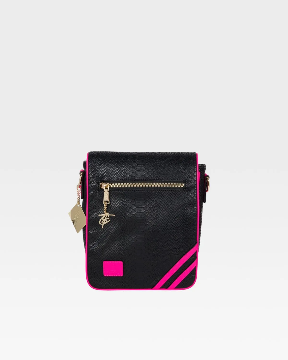 Sport Mini Messenger Bag in Neon Pink