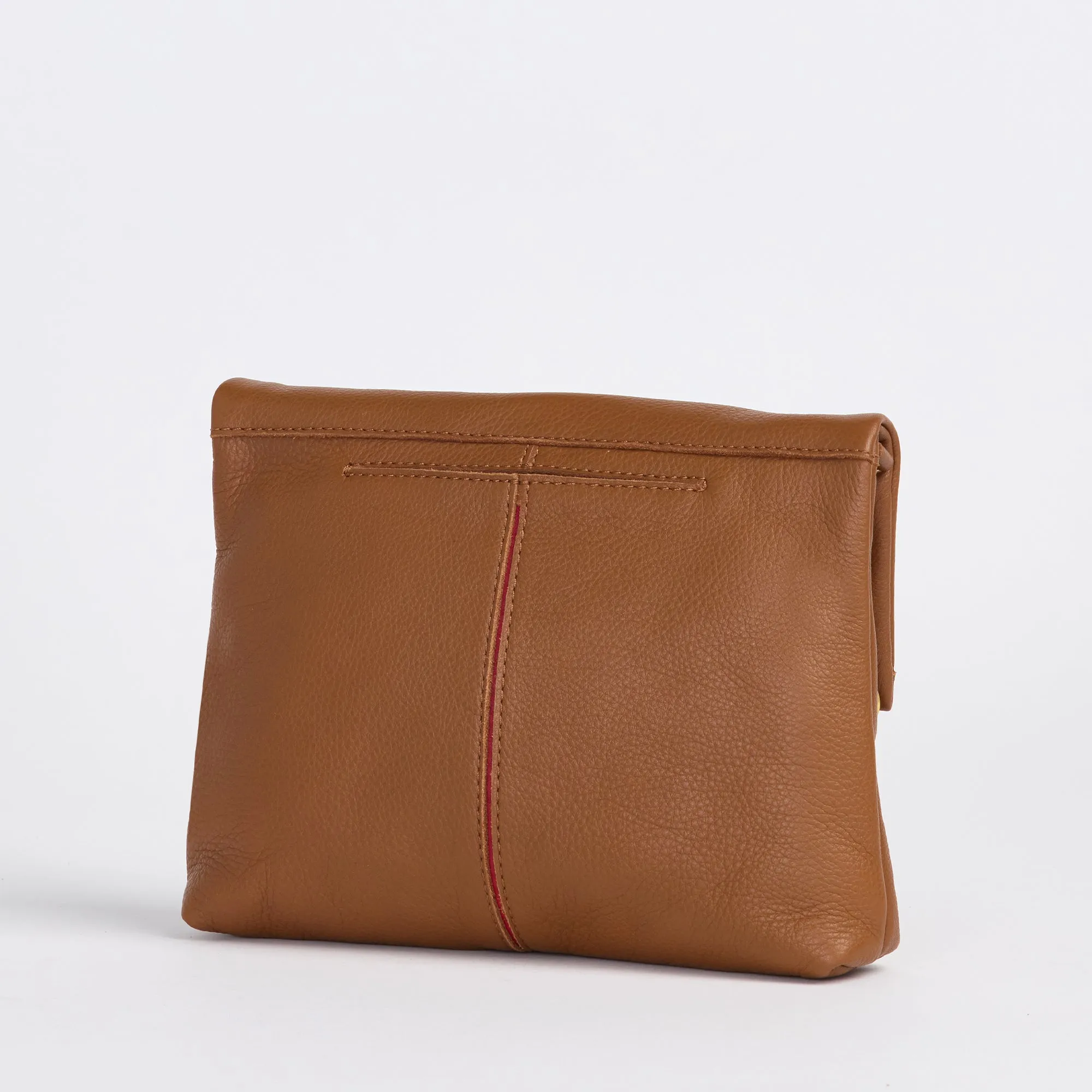 VIP | Mahogany Pebble/Brushed Gold Red Zip | Med