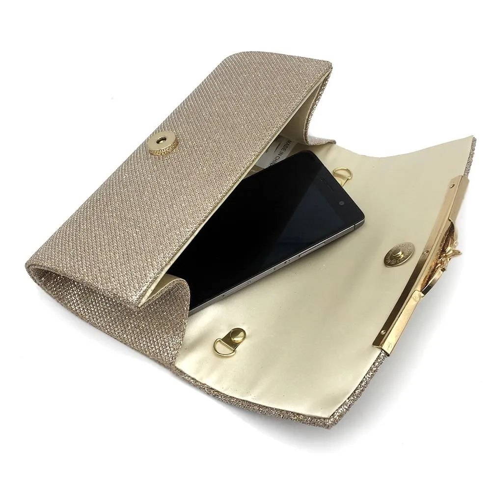 Women Bag Party Banquet Glitter Girls Wedding Clutches Handbag Chain Shoulder Bolsas Mujer