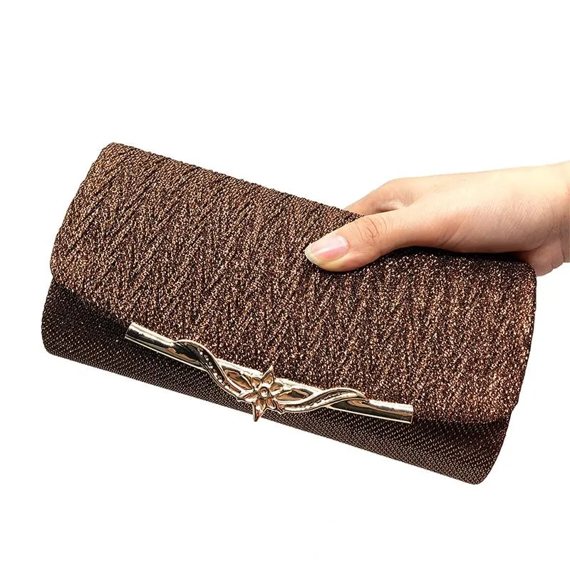Women Bag Party Banquet Glitter Girls Wedding Clutches Handbag Chain Shoulder Bolsas Mujer