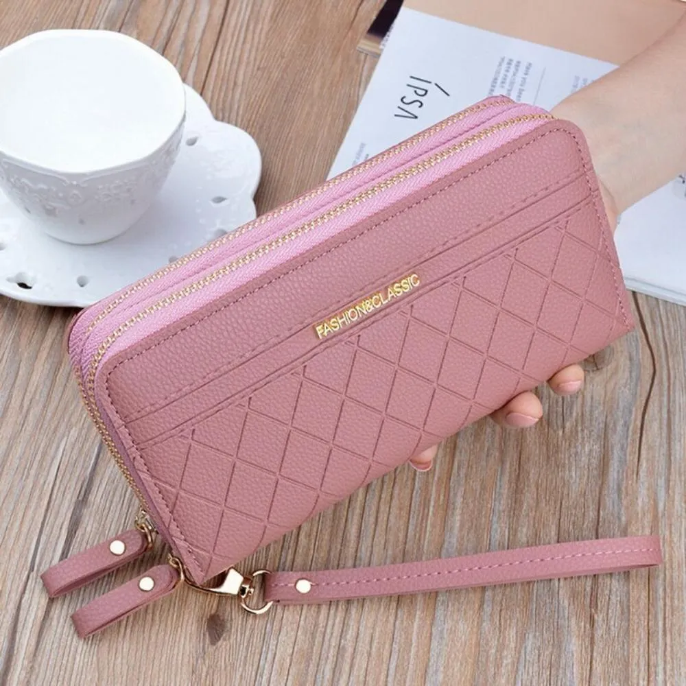 Wrist Let Zipper Coin Purse Cards ID Holder Wallet