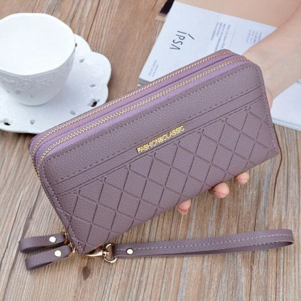 Wrist Let Zipper Coin Purse Cards ID Holder Wallet
