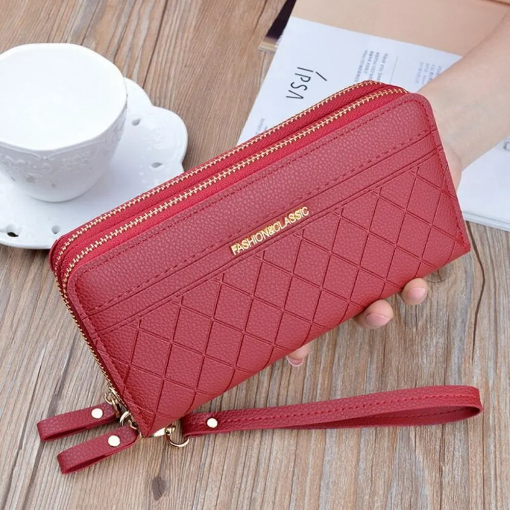 Wrist Let Zipper Coin Purse Cards ID Holder Wallet