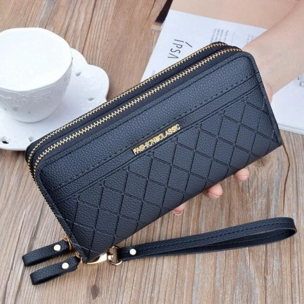 Wrist Let Zipper Coin Purse Cards ID Holder Wallet