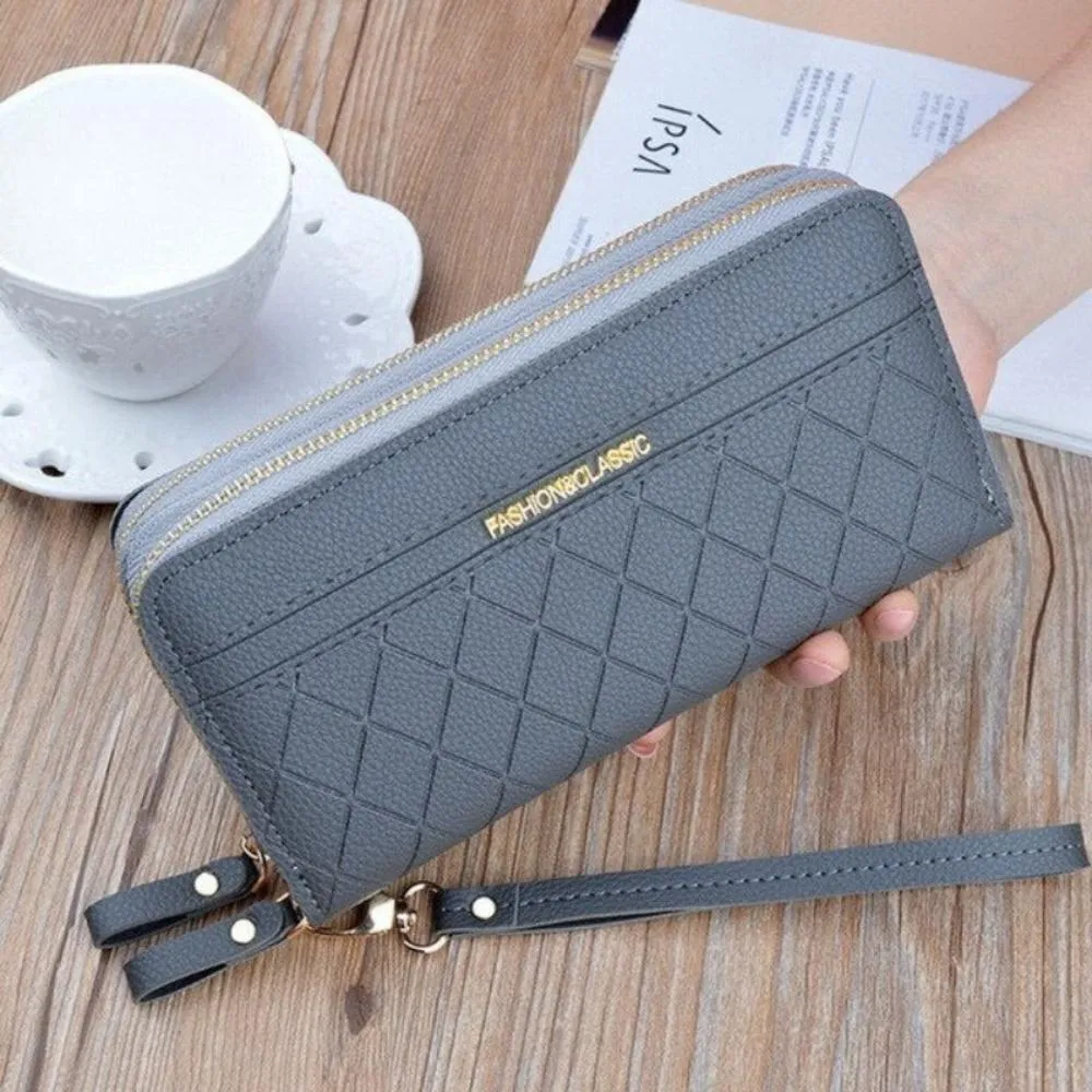 Wrist Let Zipper Coin Purse Cards ID Holder Wallet